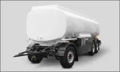 Image of trough bottom fuel tank trailer