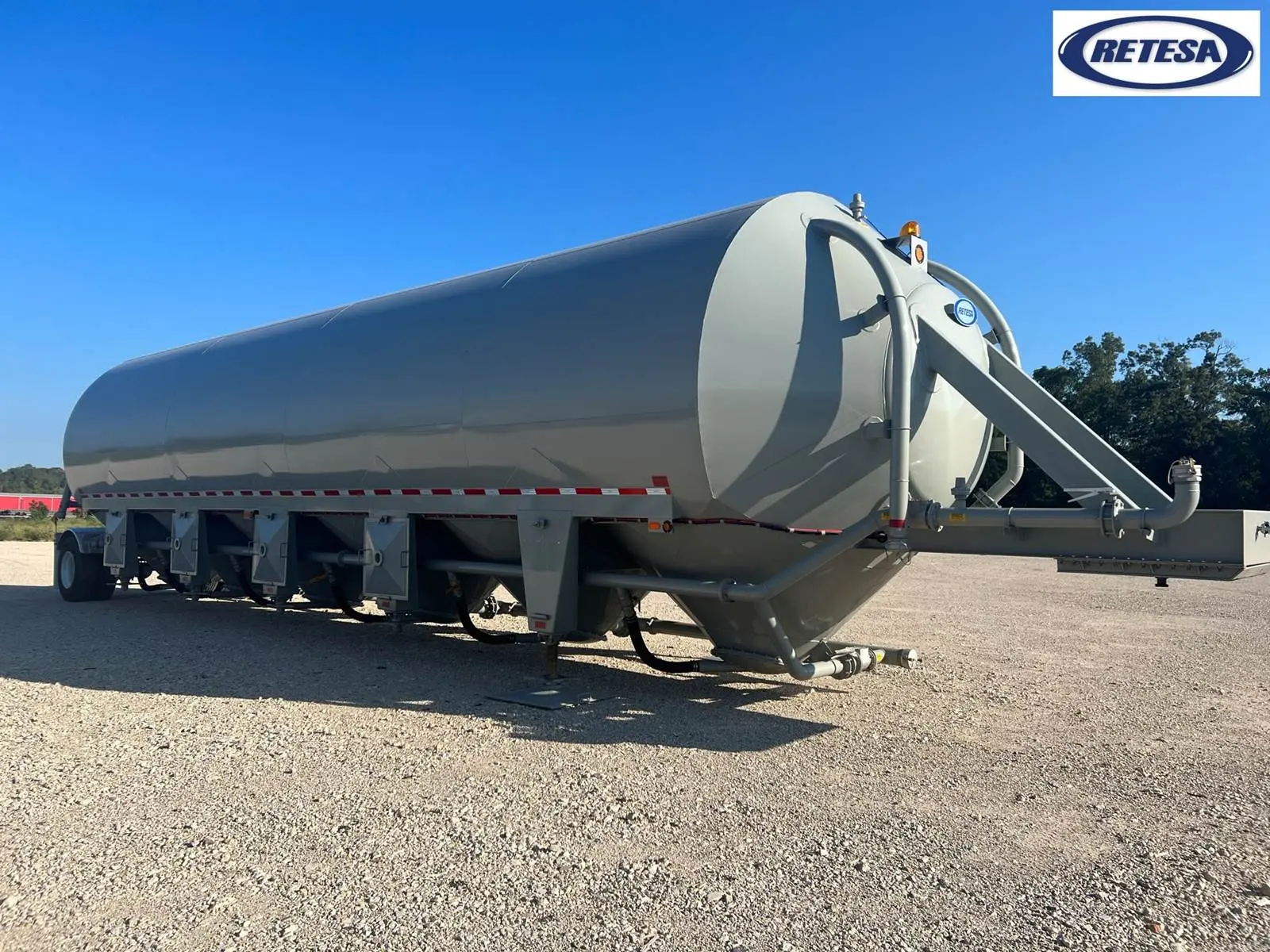 2025 Retesa 4100 CU FT Cement Storage Pig / Guppy Trailer